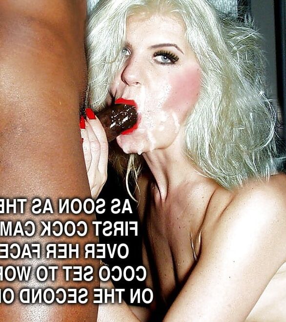 Cuckold Captions with Coco Blonde Mature Prostitute and Slut 6 of 40 pics