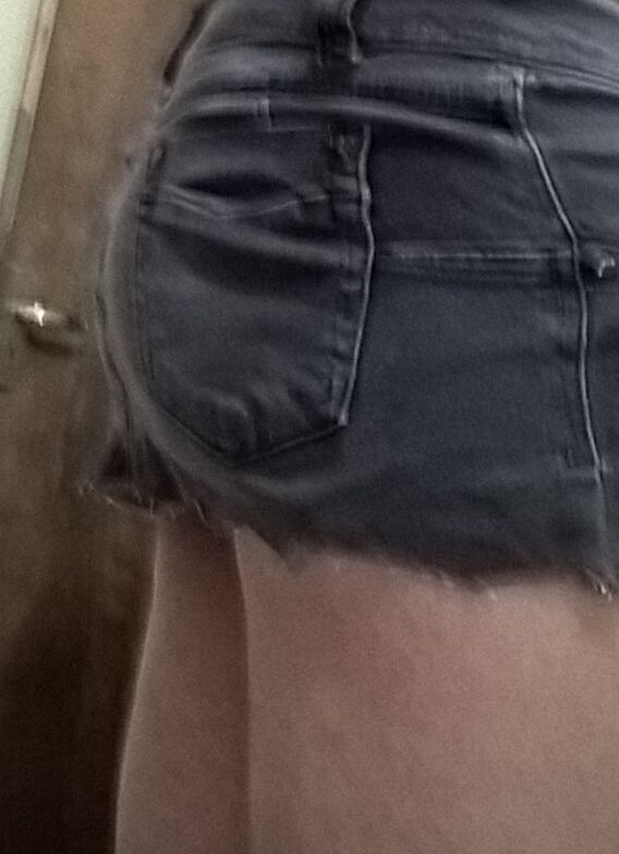 My ass in mini skirt 2 of 4 pics