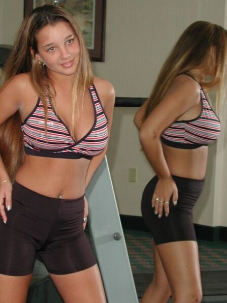 teen with nice rack at the gym 24 of 37 pics