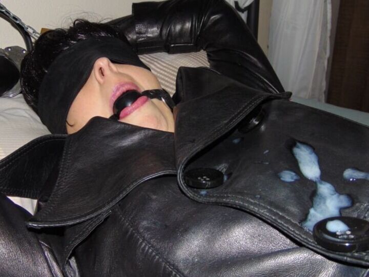 Leather Trench Coat Wife Bed Bound 11 of 14 pics