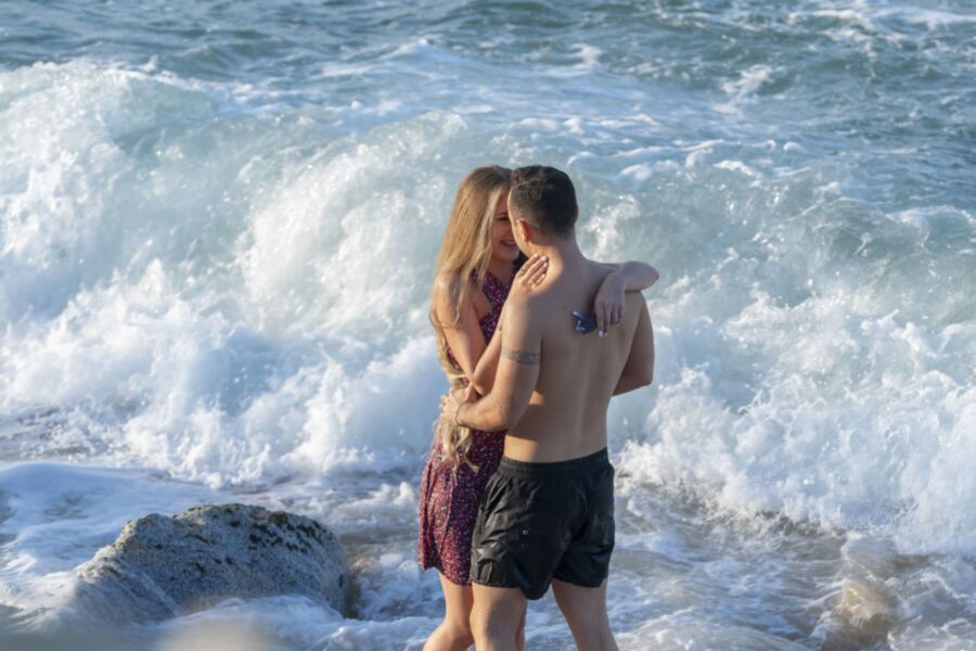 walk on the beach with hot blonde ends in hot fucking 2 of 124 pics