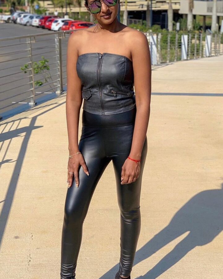 young girl in leather 8 of 14 pics