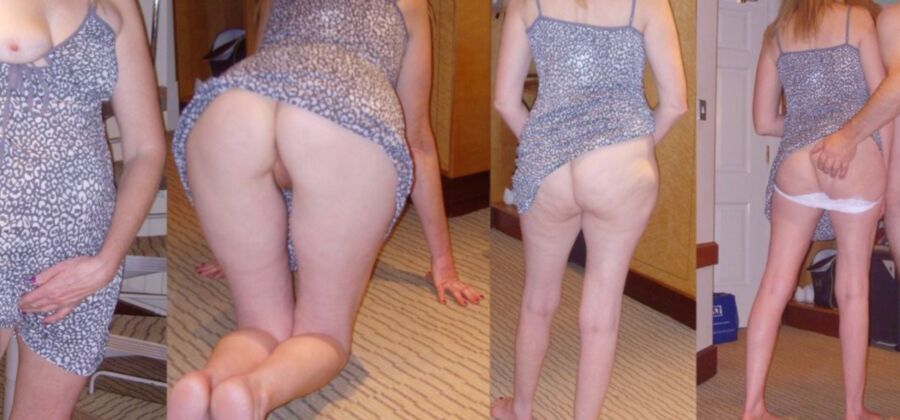 ME NAKED - MY MILF DRESSED, BOTTOMLESS, NAKED  HOTEL FUN 22 of 110 pics