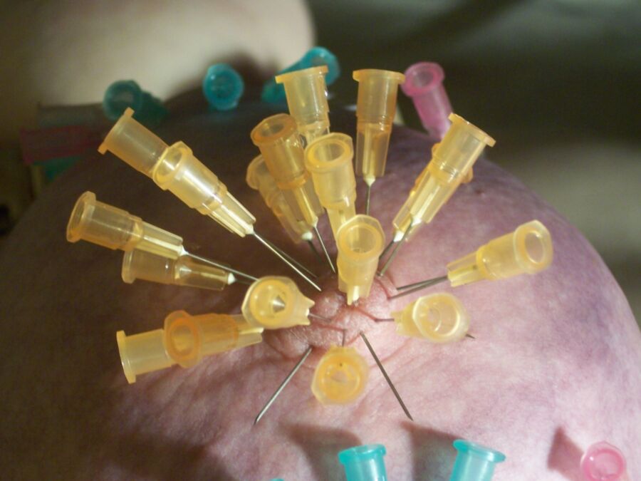 Needles in nipple 9 of 11 pics