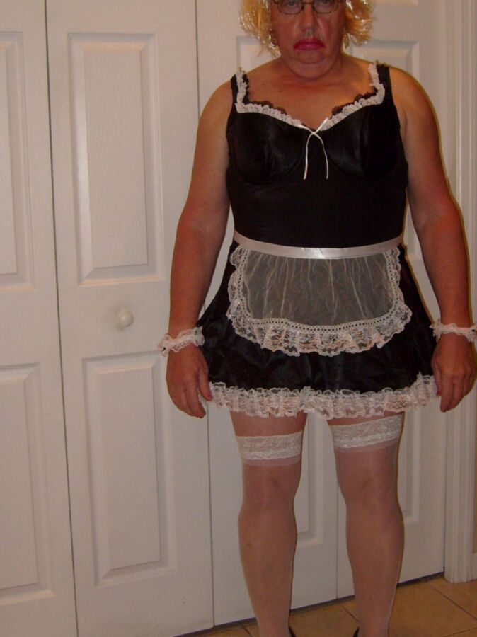 Sissy Maid Kept Under Lock and Key and Used by Mistress 6 of 12 pics