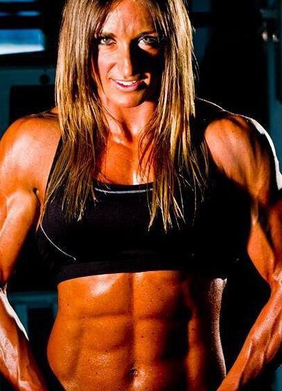 Hayley Brylewski! Ripped Muscular Sweaty Vixen! 7 of 44 pics