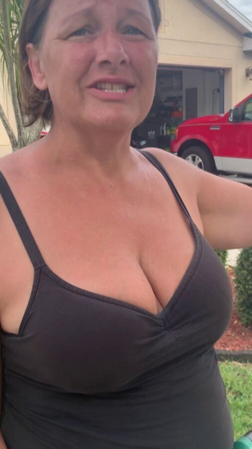 Candid Busty Mature Neighbor With Great Rack and Clevage 16 of 38 pics