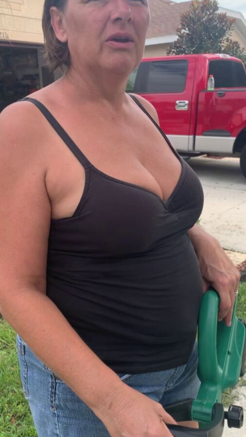 Candid Busty Mature Neighbor With Great Rack and Clevage 22 of 38 pics