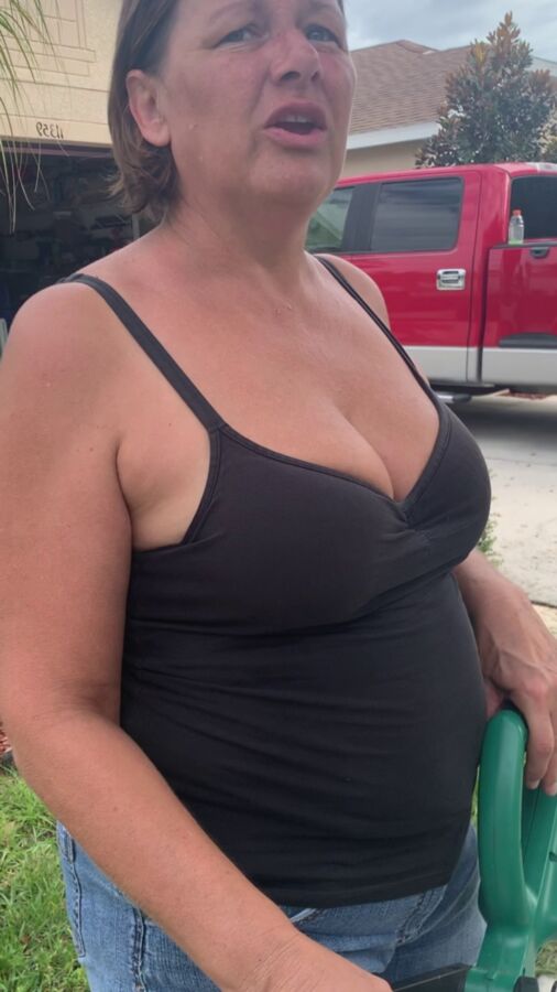 Candid Busty Mature Neighbor With Great Rack and Clevage 24 of 38 pics