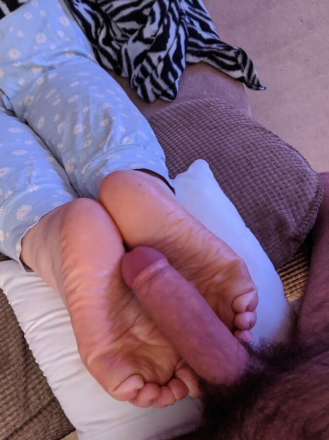 Guess who wanted + got her soles worshipped again ! 11 of 13 pics