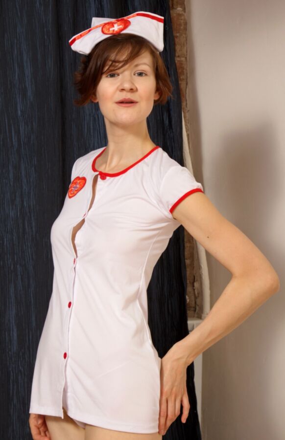 Nurse Alison - skinny redhead 5 of 198 pics