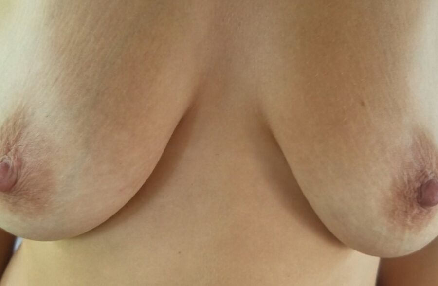 wife breasts, ass, shaved pussy, tight butthole 9 of 9 pics