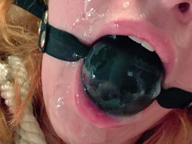 Rougher Sex - Tied & Gagged Cum 23 of 24 pics