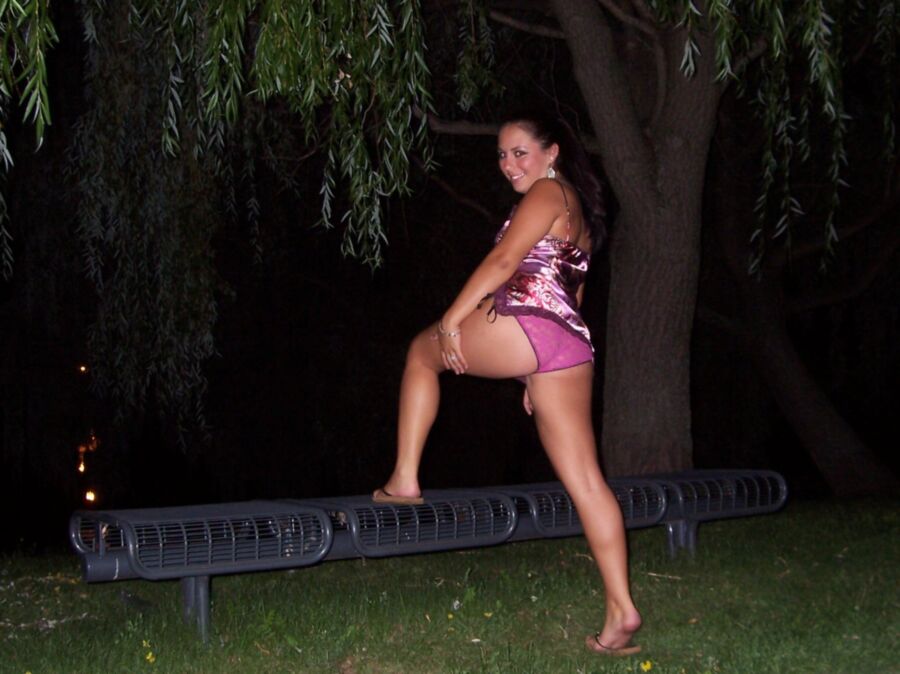 Sexy Amateur Plays Outside 10 of 27 pics