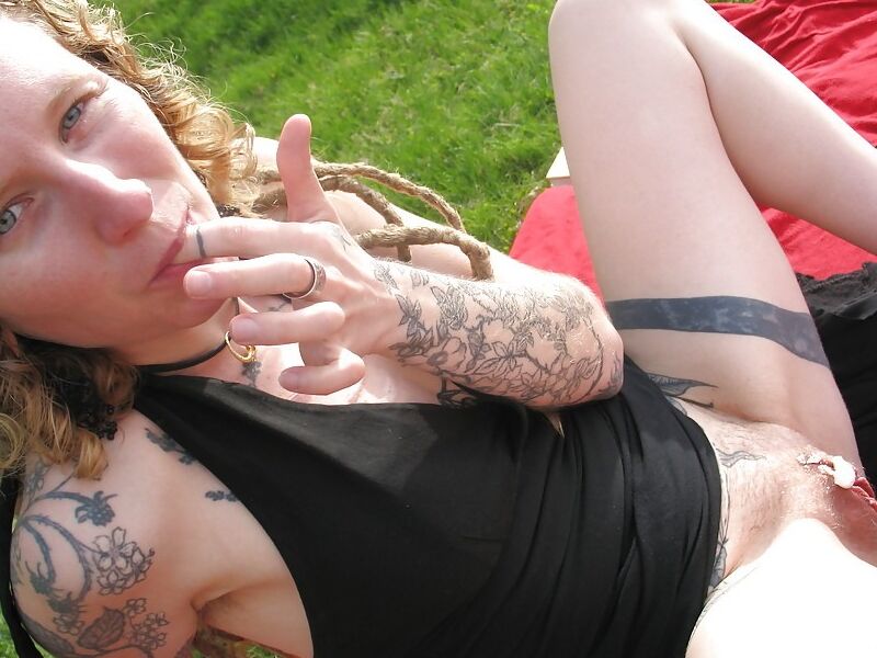Tattoed Skinny MILF Being A Good Slave 2 of 28 pics