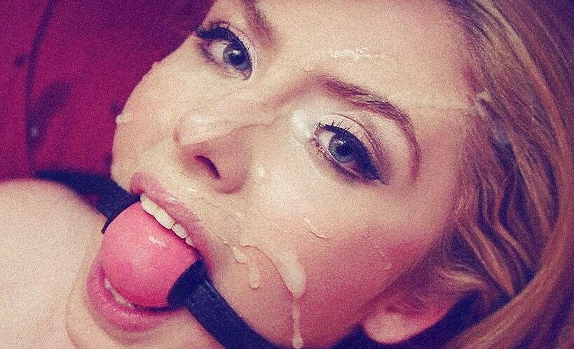 Rougher Sex - Tied & Gagged Cum 6 of 24 pics