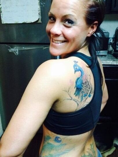 Amanda Schwartz, Showing My Tattoo 5 of 13 pics