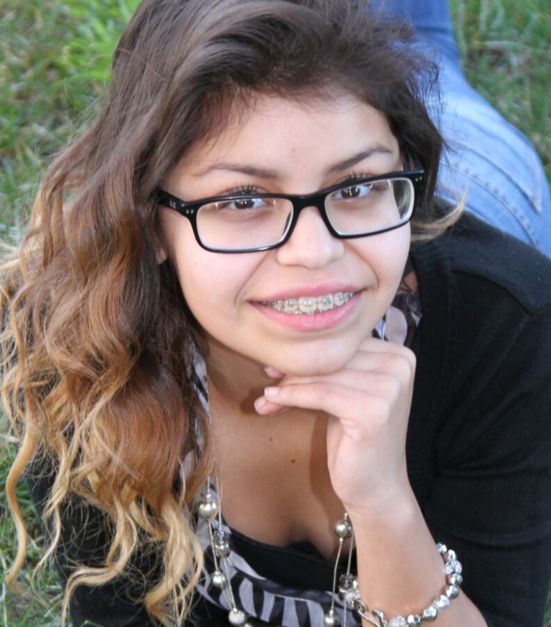 Cute Teen with Braces and Glasses 1 of 15 pics