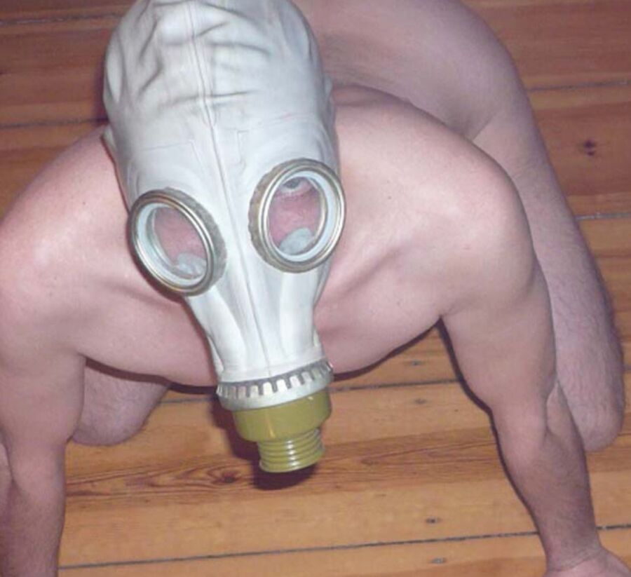 BitchDaddy - Me in Gasmask 7 of 15 pics