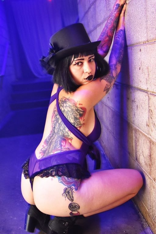 Sarah (hot Big Tiddied Goth GF) wants your attention. BAD WILD  10 of 40 pics