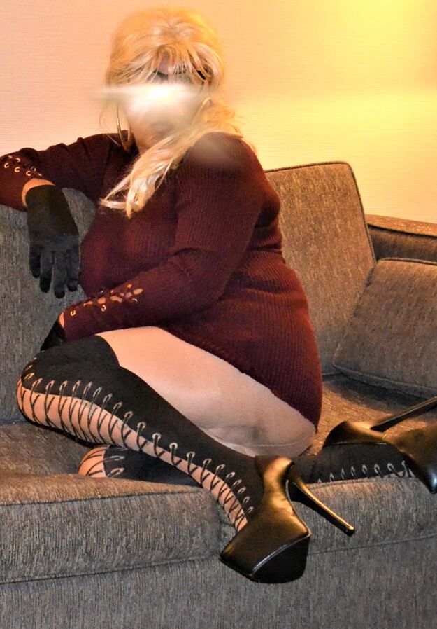 CD Sabrina Boot Pantyhose part II 10 of 10 pics