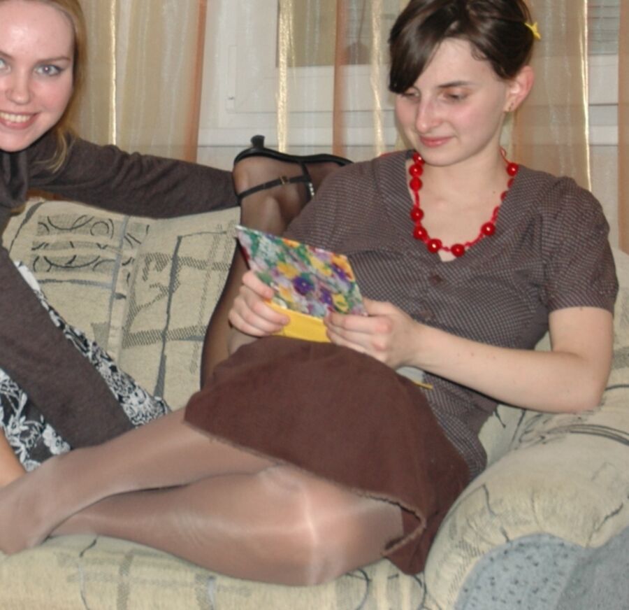 Plain Russian Party Girls in Pantyhose 15 of 17 pics