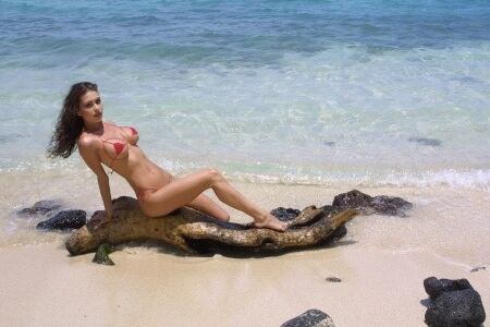 Jessica Jaymes - Red String Bikini 9 of 89 pics