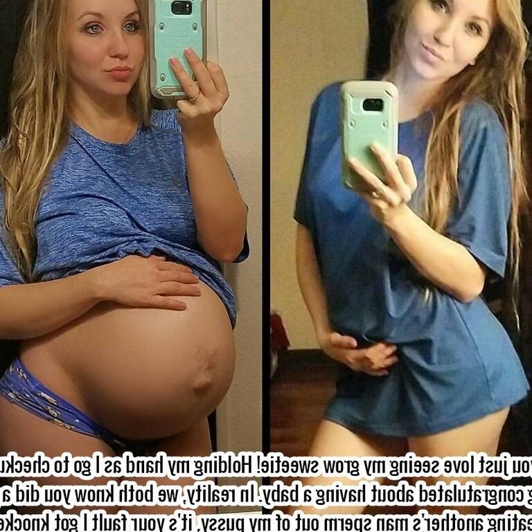 Cuckold Pregnancy Captions 13 of 20 pics