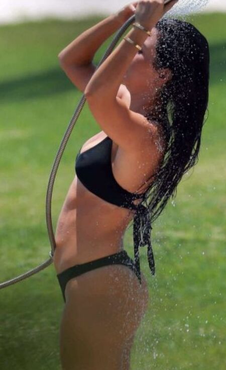 Kourtney Kardashian - Black Bikini And Flexible 17 of 24 pics