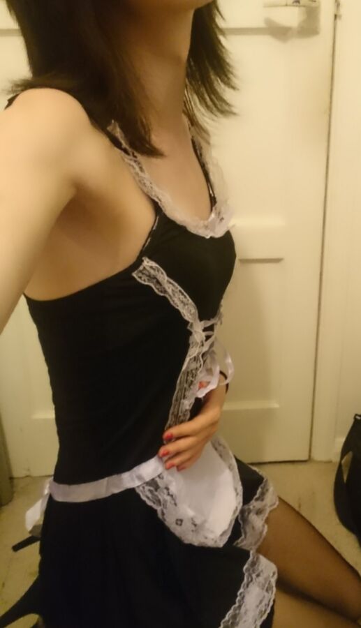 Sissy Ash Maid outfit 9 of 12 pics