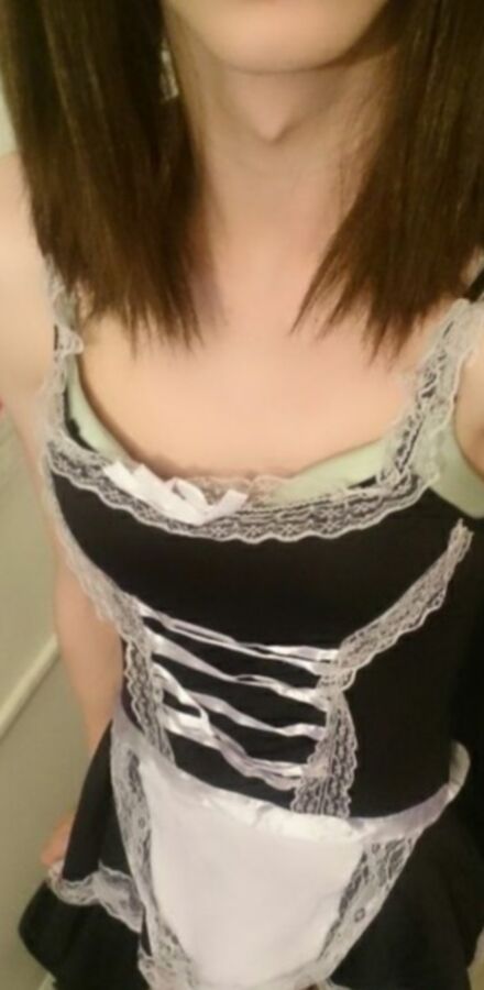 Sissy Ash Maid outfit 12 of 12 pics