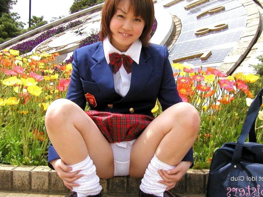 Asian schoolgirl panties