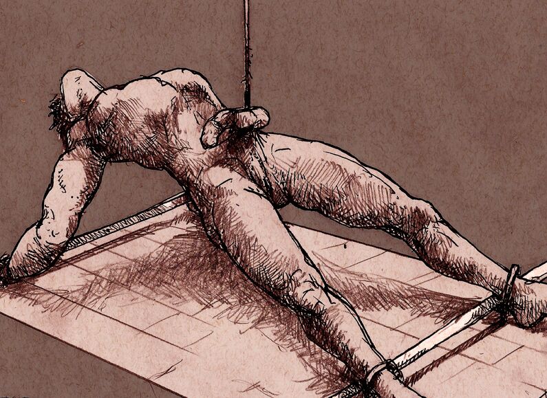 Pote Patrao: Gay BDSM slavery art.