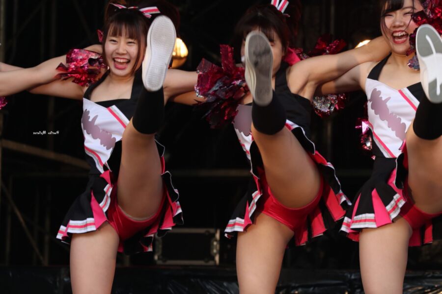 Outdoor cheerleaders asian uncensored