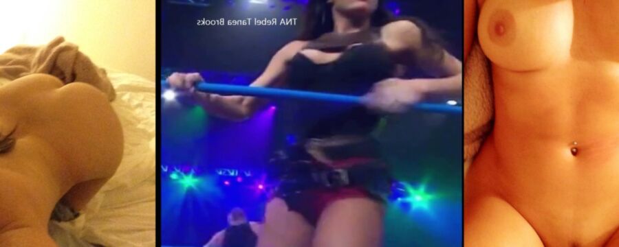 TNA Rebel Tanea Brooks nude US wrestler.