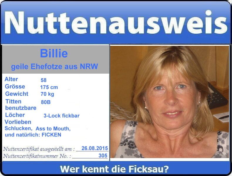 Billie, Ehefotze aus NRW 