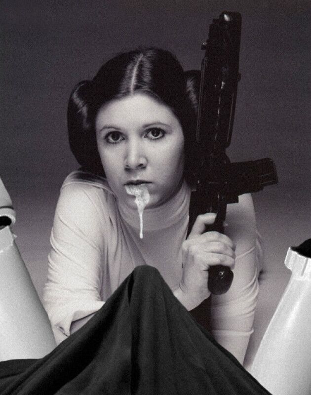 Carrie Fisher. 