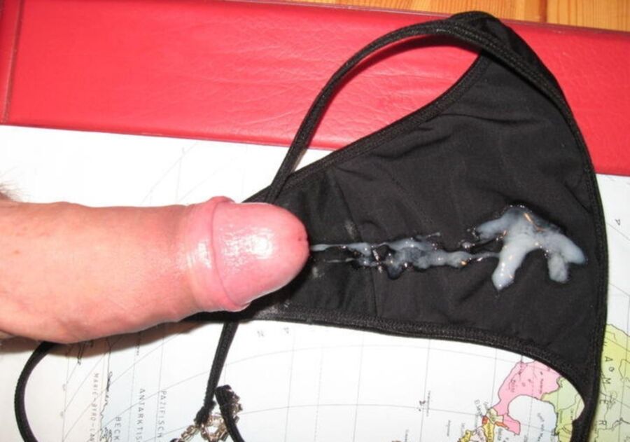 Uniform panties cum announcement bdsm