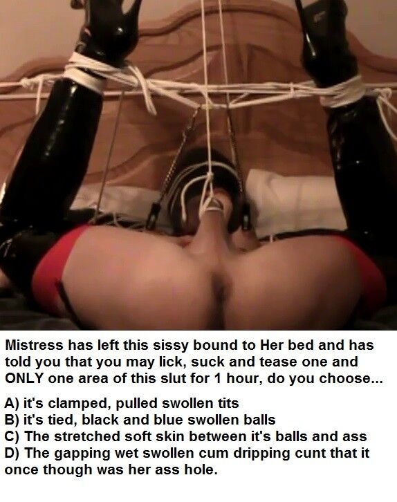 Femdom test, sissy test, how much of a forced feminization can you take? 