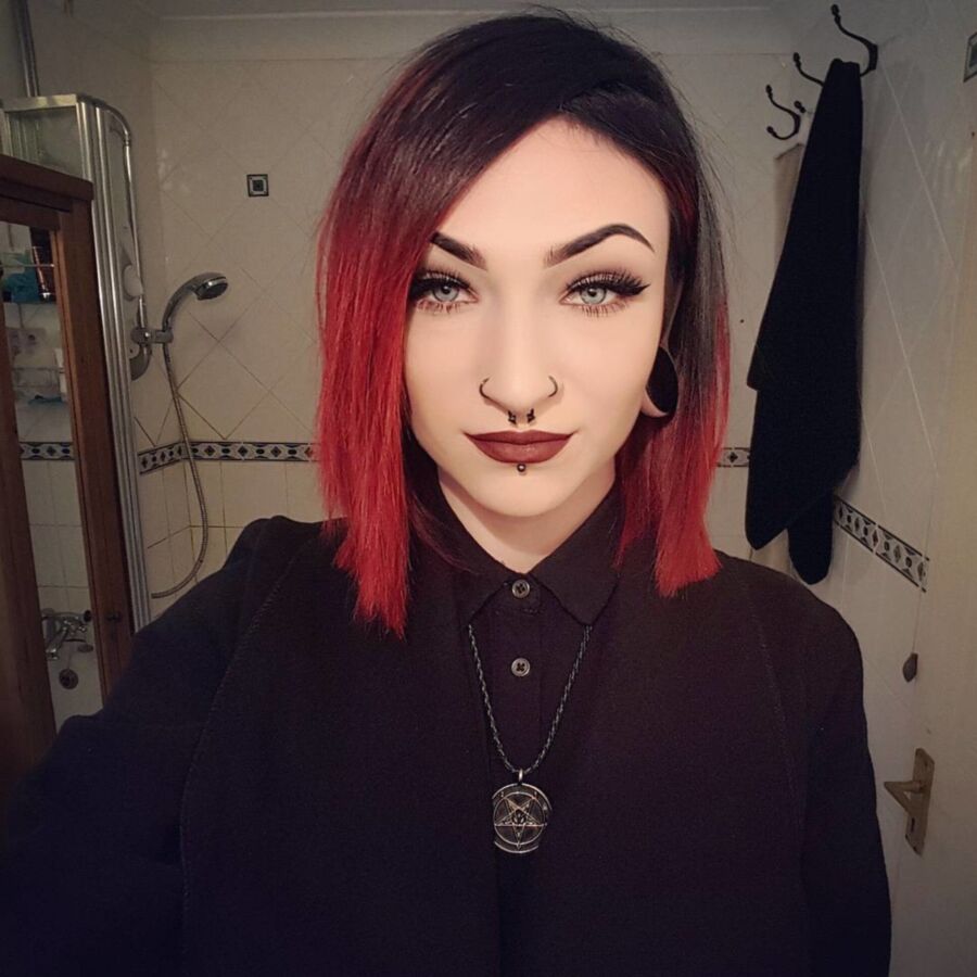 Haired Goth Slut. 