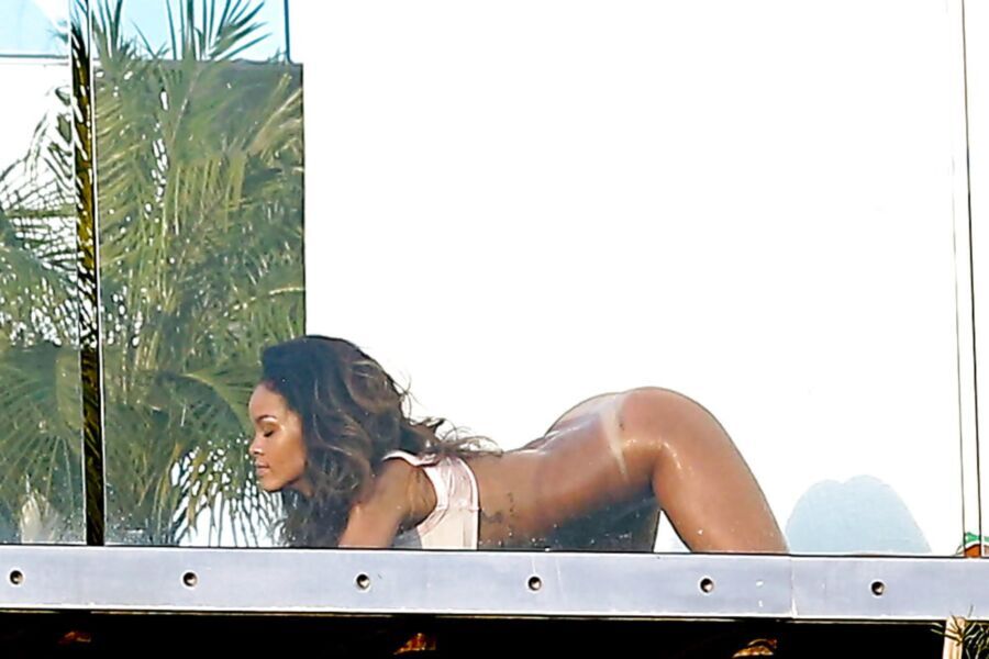 Rihanna strictly ass pics.