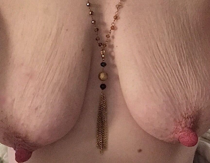 Wrinkled tits.